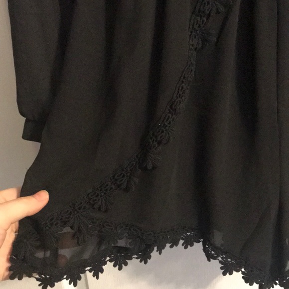 NWOT Astr Black Romper - Picture 2 of 5